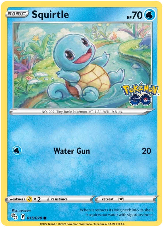 015/078 Squirtle - Pokemon GO