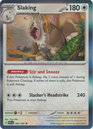 162/193 Slaking (Holo) - Paldea Evolved