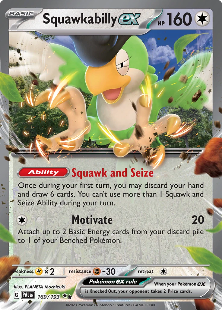 169/193 Squawkabilly EX - Paldea Evolved