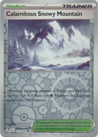 174/193 Calamitous Snowy Mountain (Reverse Holo) - Paldea Evolved