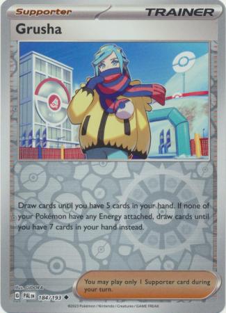 184/193 Grusha (Reverse Holo) - Paldea Evolved