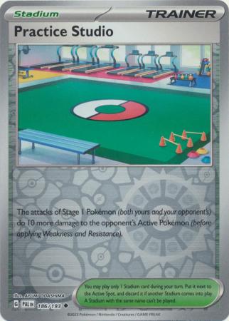 186/193 Practice Studio (Reverse Holo) - Paldea Evolved