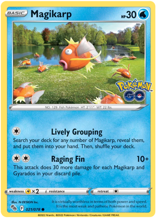 021/078 Magikarp - Pokemon GO