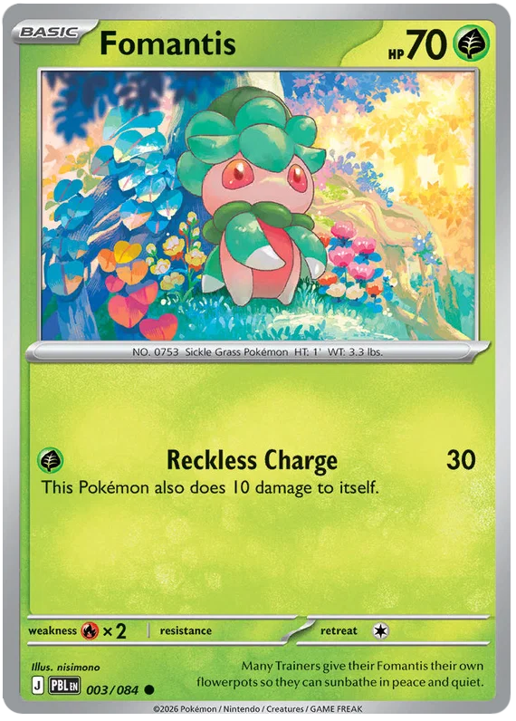 003/084 Fomantis - Pitch Black