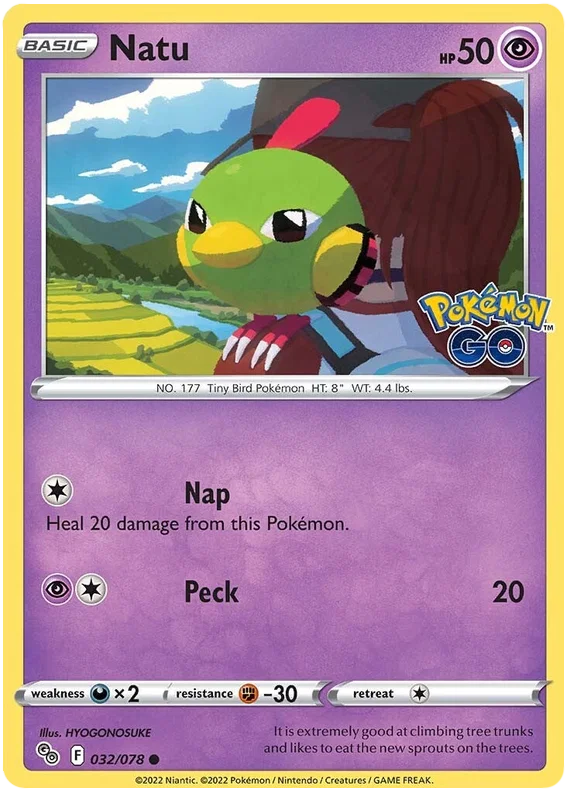 032/078 Natu - Pokemon GO