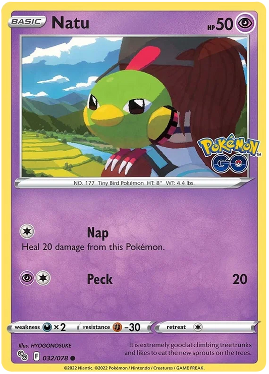 032/078 Natu - Pokemon GO