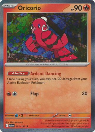 033/193 Oricorio (Holo) - Paldea Evolved