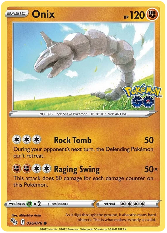 036/078 Onix - Pokemon GO