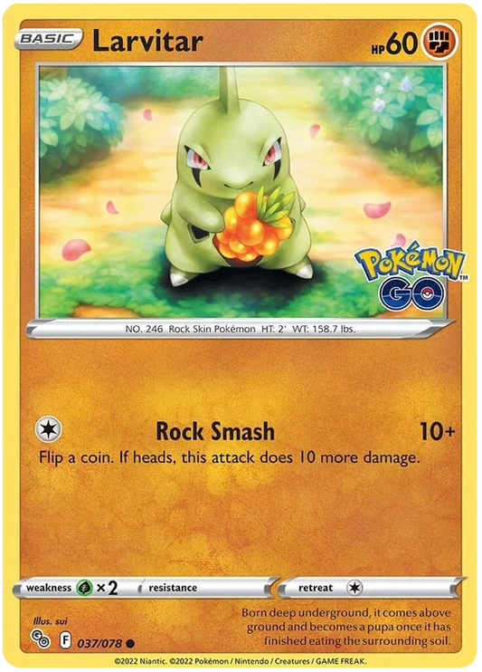 037/078 Larvitar - Pokemon GO
