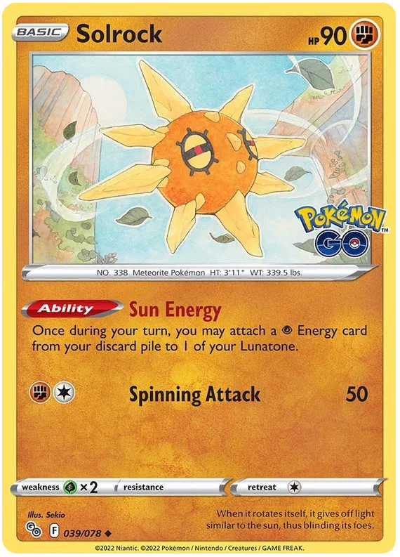 039/078 Solrock - Pokemon GO