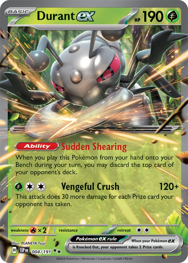 004/191 Durant EX - Surging Sparks