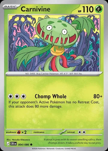 004/086 Carnivine - Chaos Rising