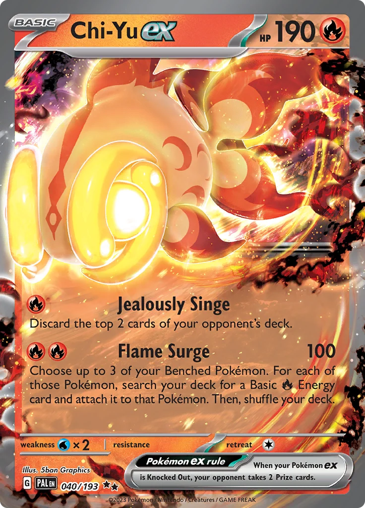 040/193 Chi-Yu EX - Paldea Evolved