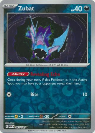 041/165 Zubat (Reverse Holo) - 151