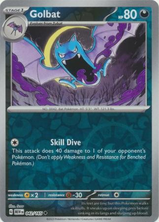 042/165 Golbat (Reverse Holo) - 151