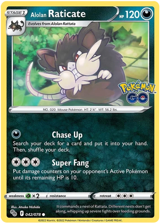 042/078 Alolan Raticate - Pokemon GO