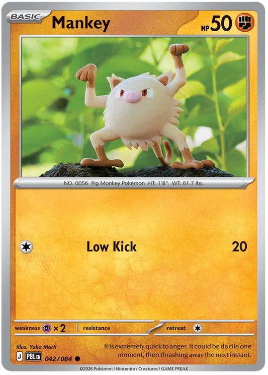 042/084 Mankey - Pitch Black