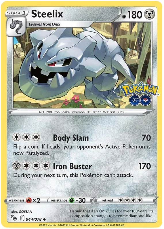 044/078 Steelix - Pokemon GO