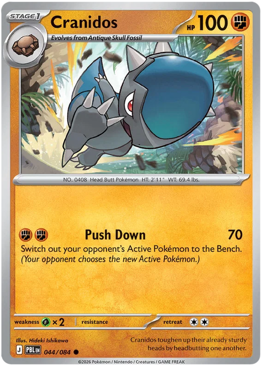 044/084 Cranidos - Pitch Black