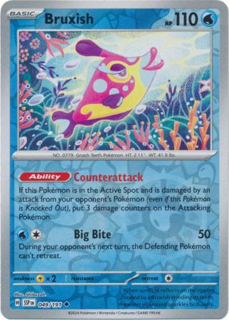 049/191 Bruxish (Reverse Holo) - Surging Sparks
