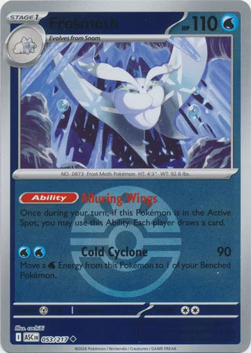 053/217 Frosmoth (Ball Reverse Holo) - Ascended Heroes