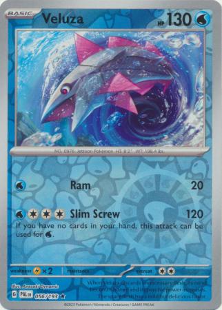 056/193 Veluza (Reverse Holo) - Paldea Evolved