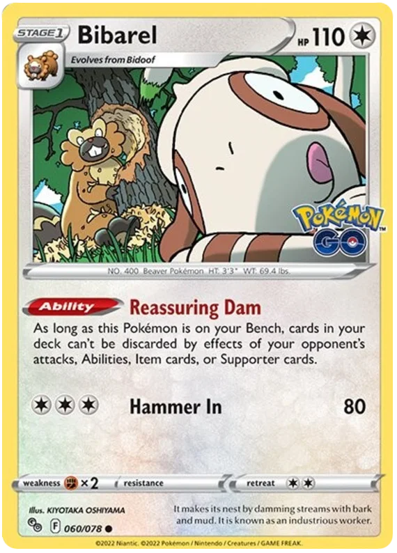 060/078 Bibarel - Pokemon GO