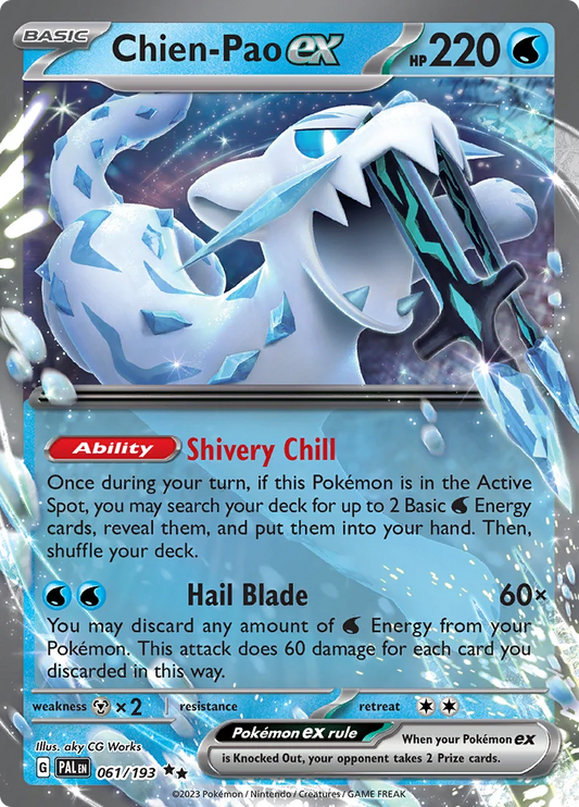 061/193 Chien-Pao EX - Paldea Evolved