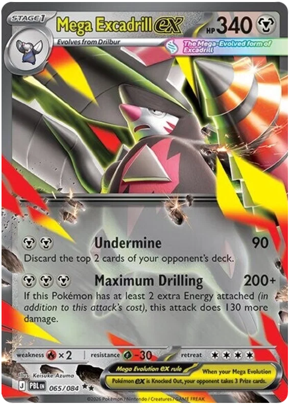 065/084 Mega Excadrill EX - Pitch Black