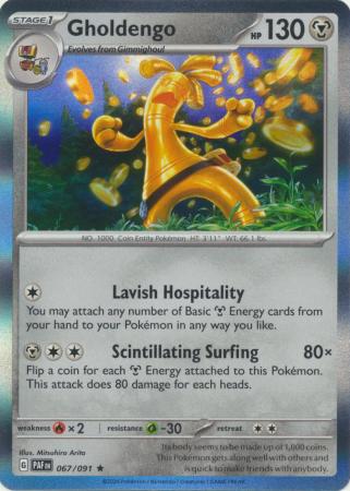 067/091 Gholdengo (Holo) - Paldean Fates