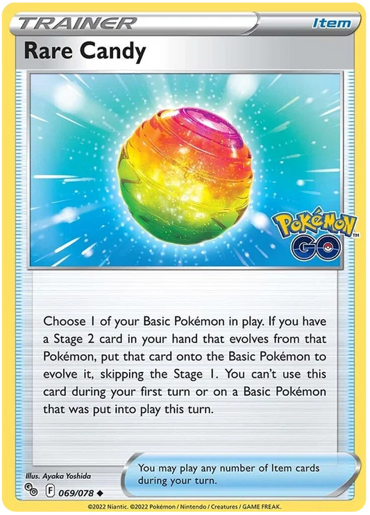 069/078 Rare Candy - Pokemon GO