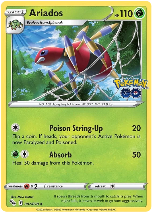 007/078 Ariados - Pokemon GO