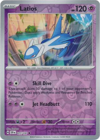 077/191 Latios (Reverse Holo) - Surging Sparks
