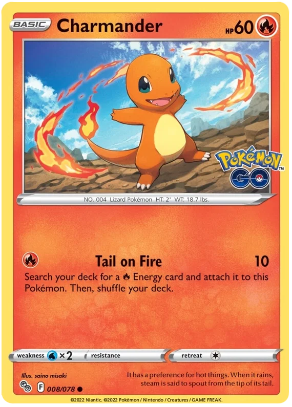 008/078 Charmander - Pokemon GO