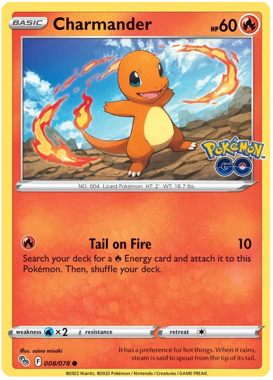 008/078 Charmander - Pokemon GO
