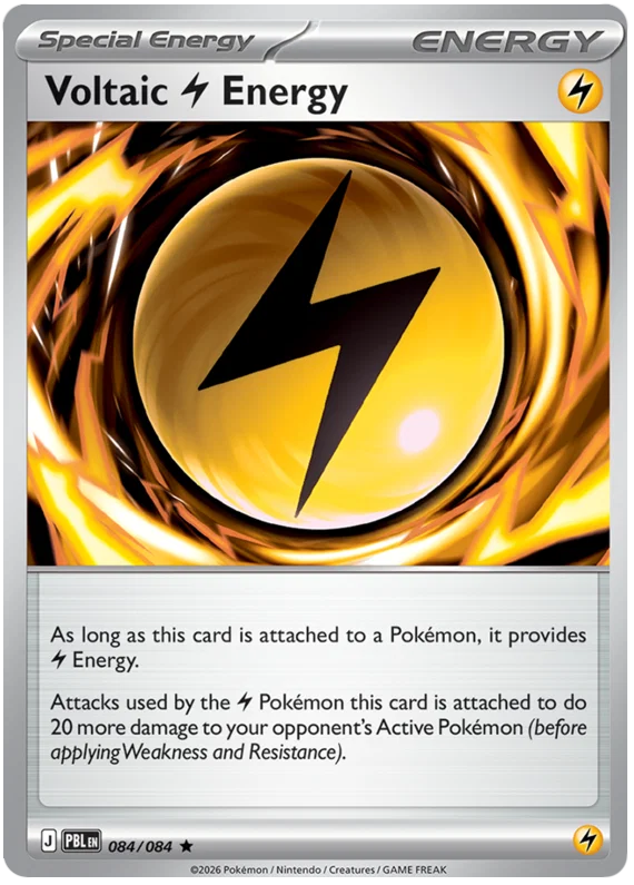 084/084 Voltaic Electric Energy (Holo) - Pitch Black