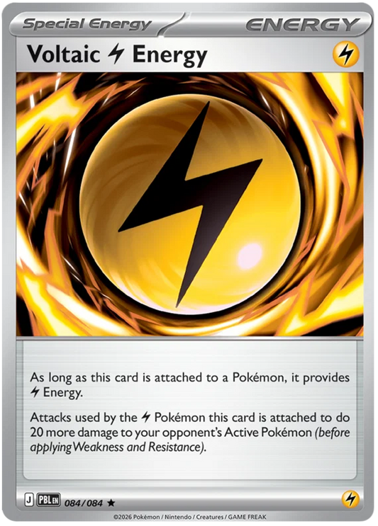 084/084 Voltaic Electric Energy (Holo) - Pitch Black