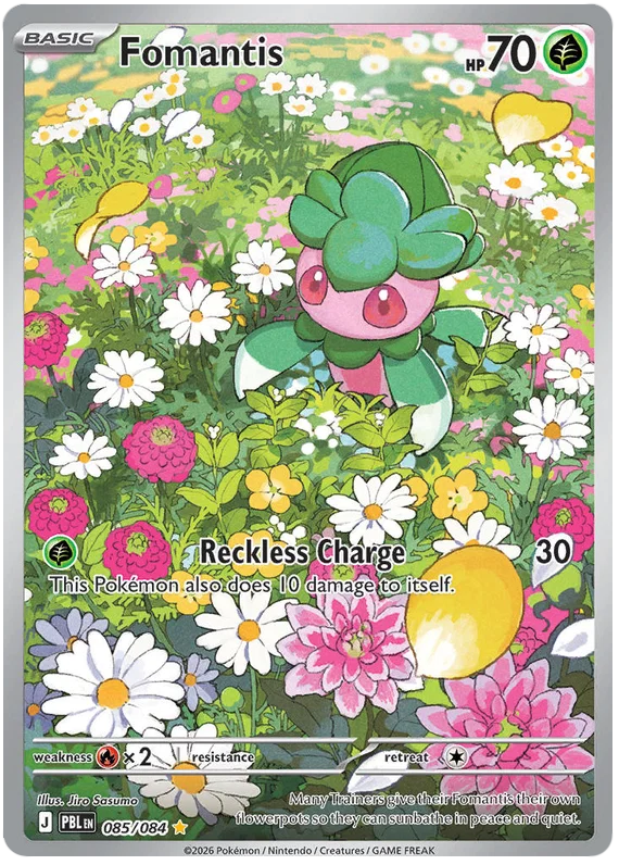 085/084 Fomantis - Pitch Black