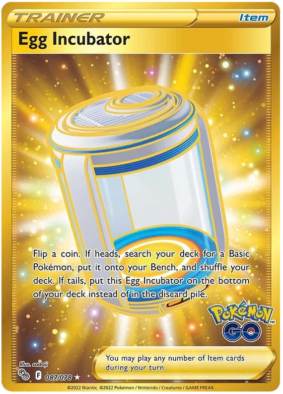 087/078 Egg Incubator - Pokemon GO