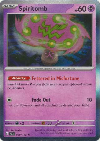 089/193 Spiritomb (Holo) - Paldea Evolved
