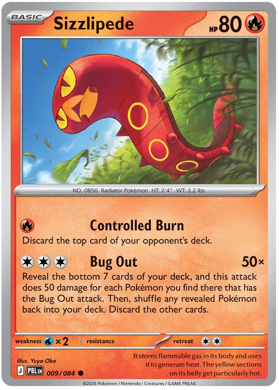 009/084 Sizzlipede - Pitch Black