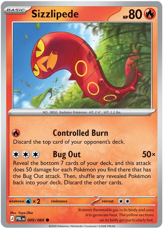 009/084 Sizzlipede - Pitch Black