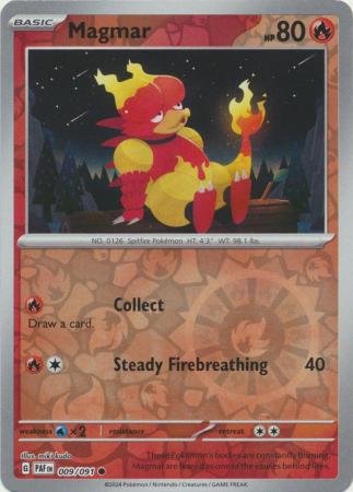 009/091 Magmar (Reverse Holo) - Paldean Fates