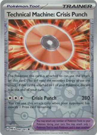 090/091 Technical Machine: Crisis Punch (Reverse Holo) - Paldean Fates