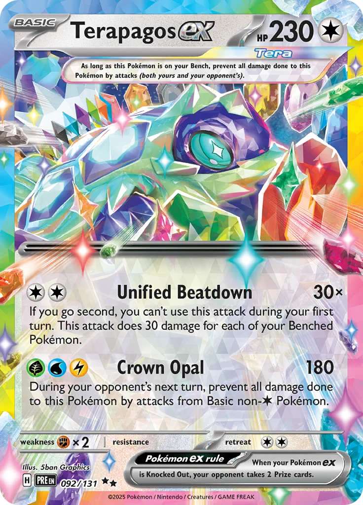 092/131 Terapagos EX - Prismatic Evolutions