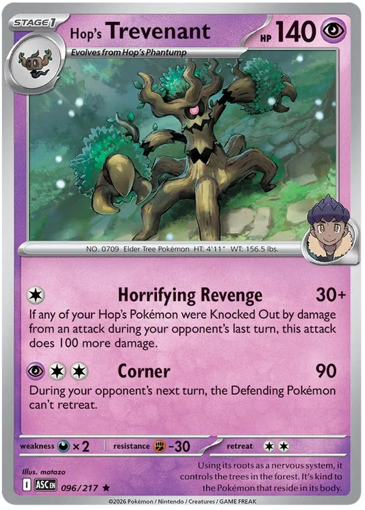 096/217 Hop's Trevenant (Holo) - Ascended Heroes