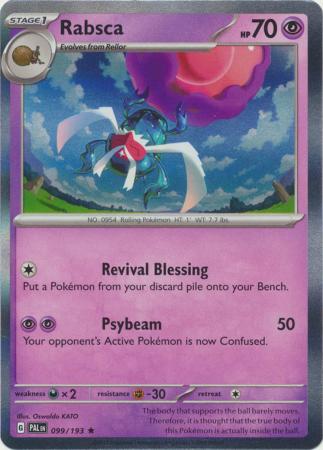 099/193 Rabsca (Holo) - Paldea Evolved