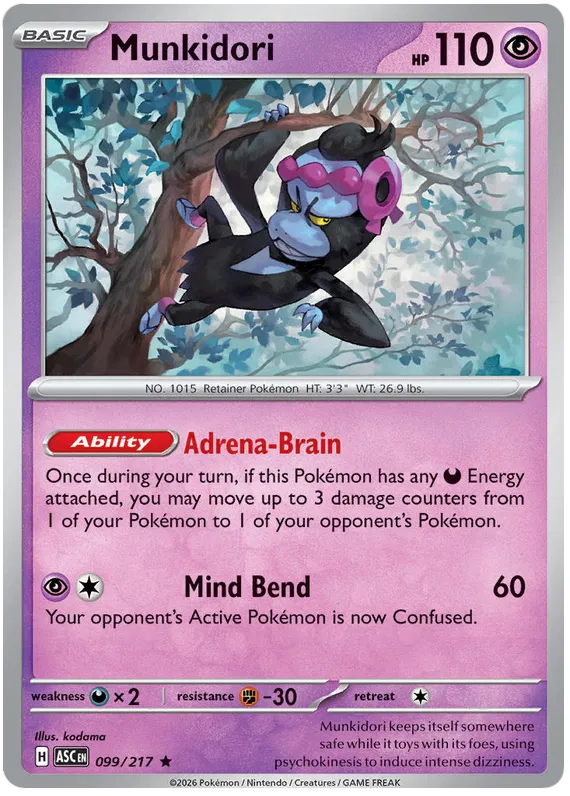 099/217 Munkidori (Holo) - Ascended Heroes